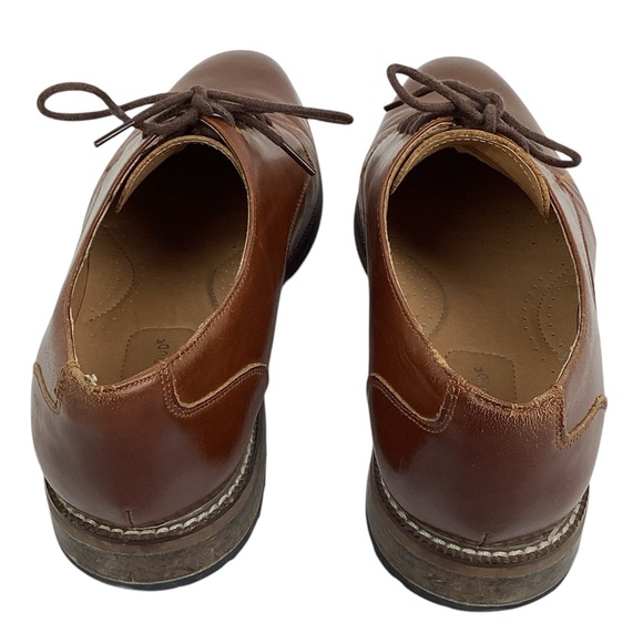 Joseph Abboud Thorton Plain Toe Leather Lace Derby Dress Shoe Brown - Picture 6 of 11